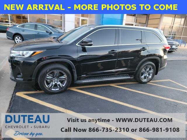 2019 toyota highlander hybrid limited