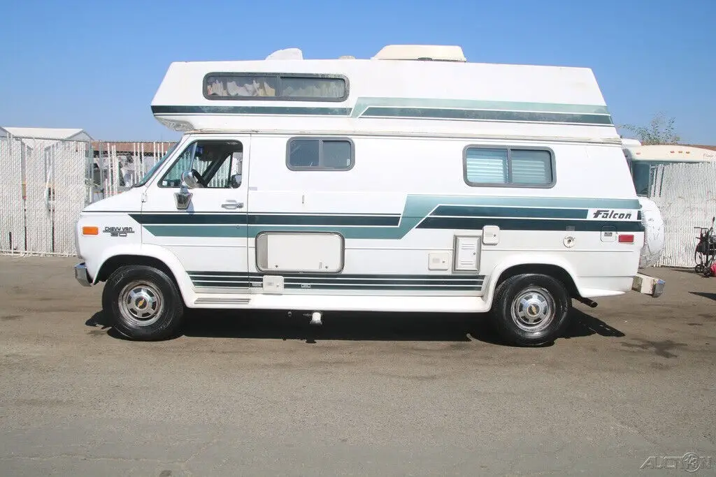 (ohw) 1992 chevrolet g30 van falcon 5.7 l v8 no reserve