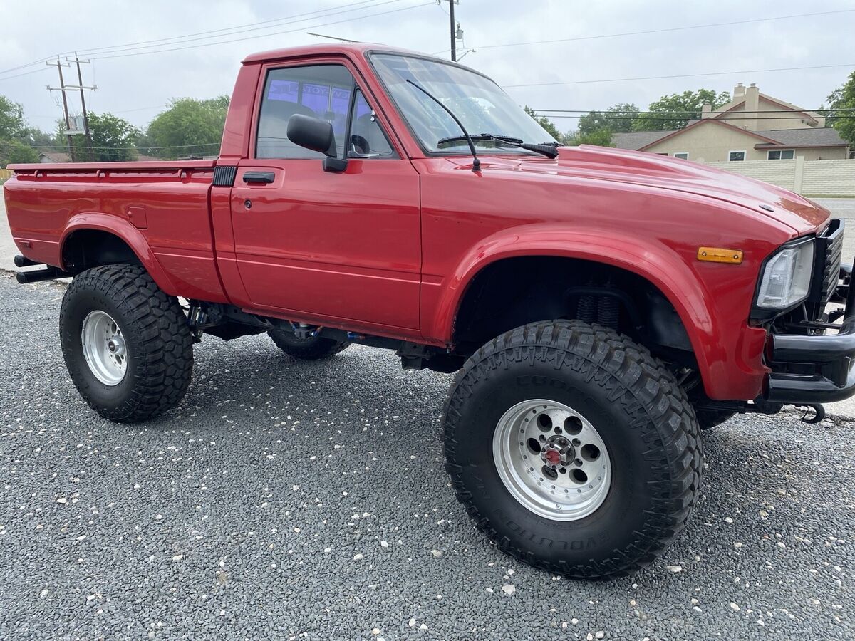 1983 toyota tacoma red truck