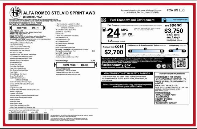 2024 alfa romeo tonale t mulliner