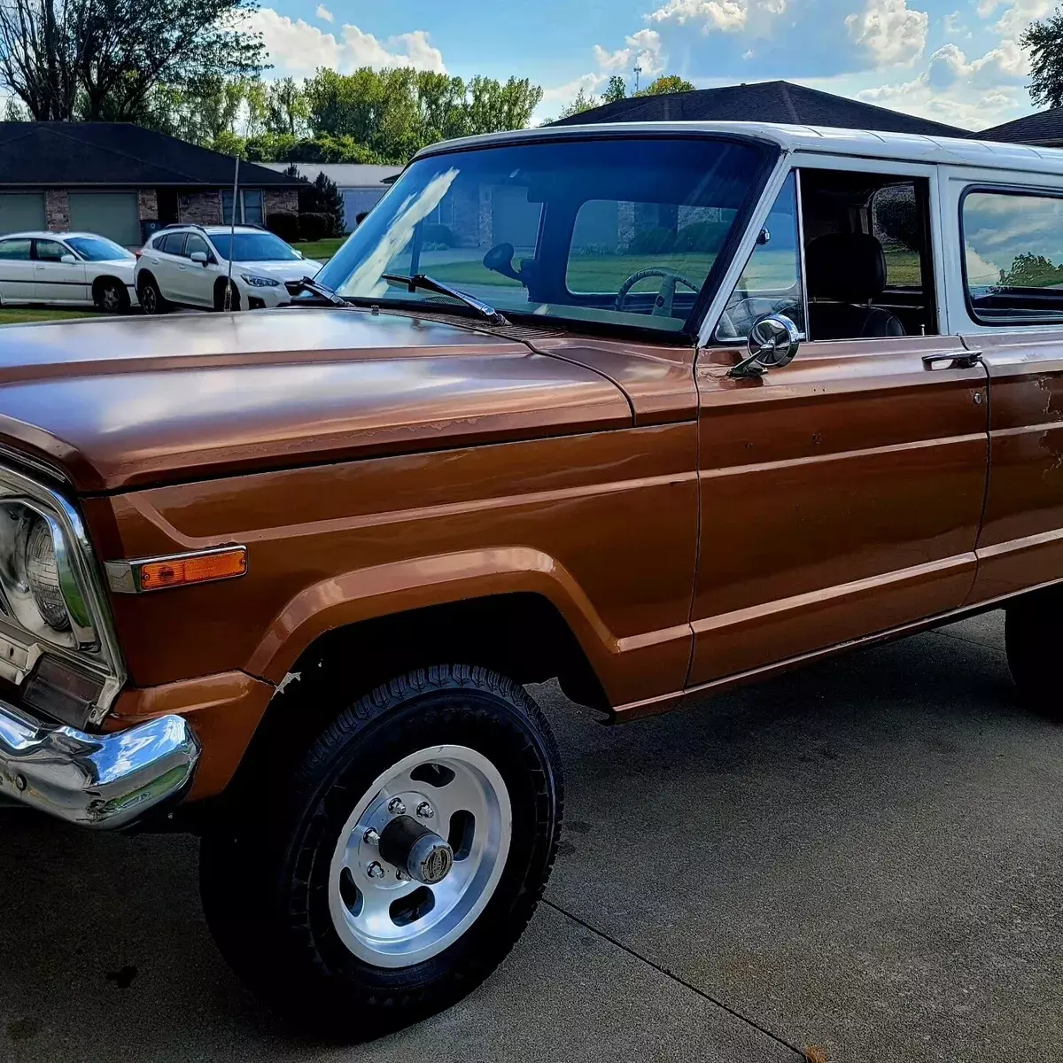 1974 jeep cherokee brown 4wd manual s