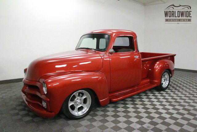1954 orange 5.7l ls1! custom paint! wheels and woodbed!!