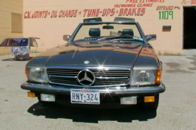 mercedes benz 500sl euro 1983 2dr convertible with hardtop