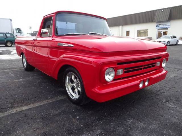 1962 ford f-100 rare one piece cab and bed box resto mod ls power low reserve