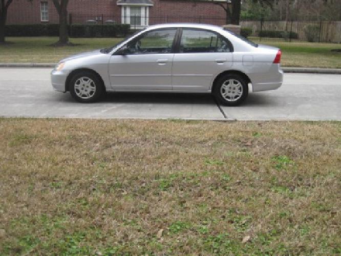 obo ? 2002 honda civic lx - one owner . clean car in houston, tx
