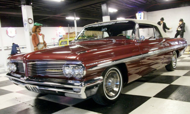 rare 1962 pontiac bonneville convertible tri-power manual trans