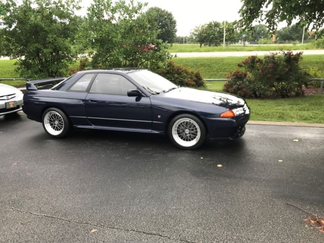 1990 nissan skyline gtr almost all stock th1 blue rare no reserve!
