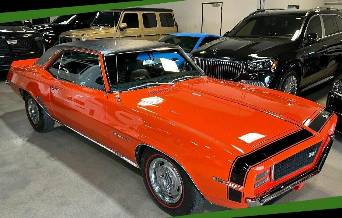 1969 chevrolet camaro rs automatic v8 18900 miles