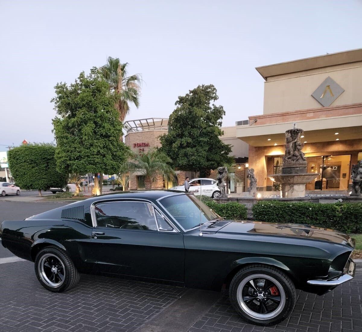 1967 ford mustang fastback bullitt recreation 302 auto 4 speed highland green