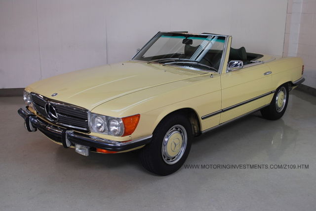1973 mercedes 450sl project car, interior out