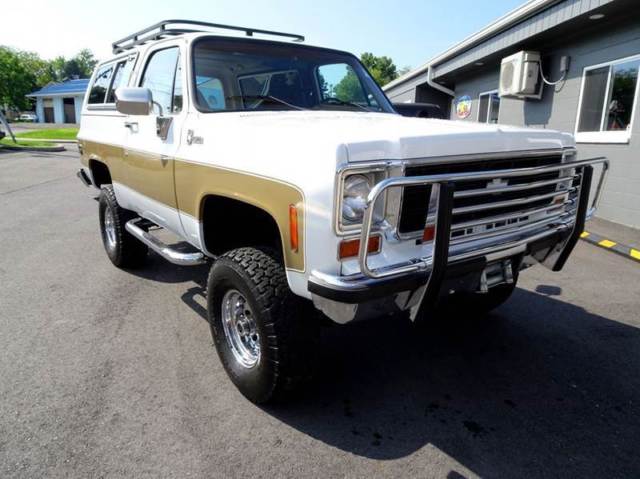 1978 chevrolet k5 blazer cheyenne convertible 350ci v8 4x4 loaded low reserve