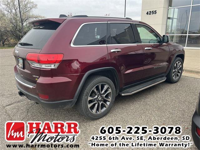 2018 jeep grand cherokee limited x