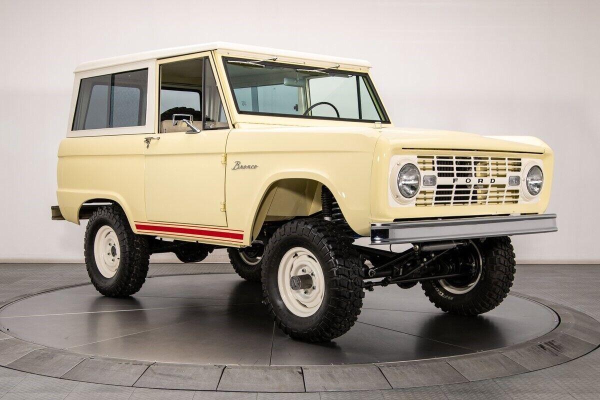 1967 ford bronco body off restored u13 roadster springtime yellow
