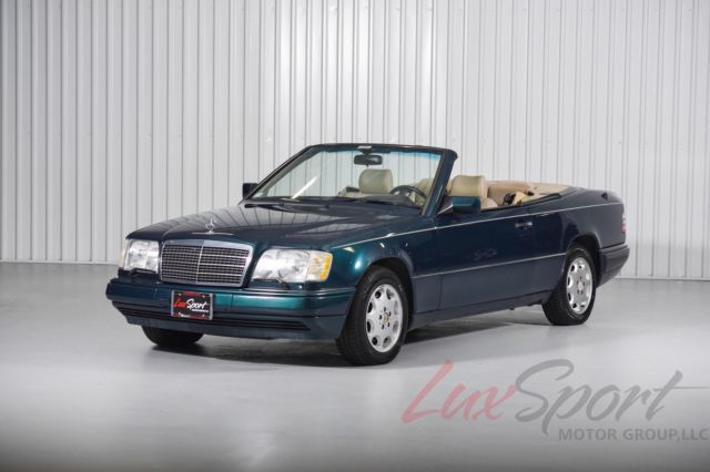 1994 mercedes benz e320 cabriolet rare emerald green metallic/tan 31,000 miles!!