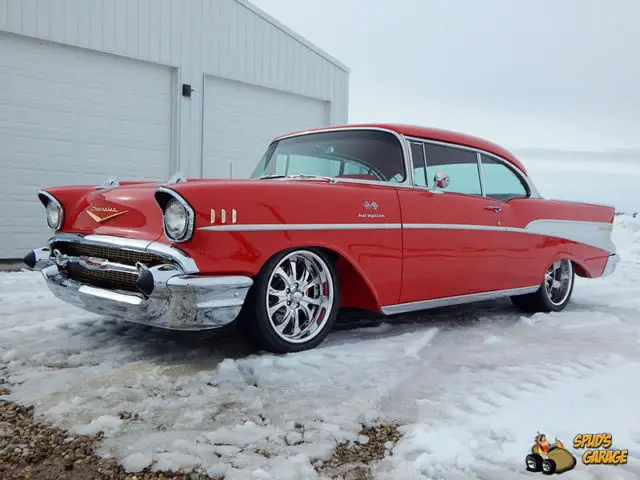 1957 chevrolet 210 belair trim gm ls-3 tremec 6 speed art morrison chassis