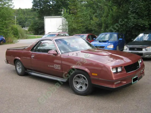 1986 chevy el camino designer series ss choo choo package 25.5k original miles!!