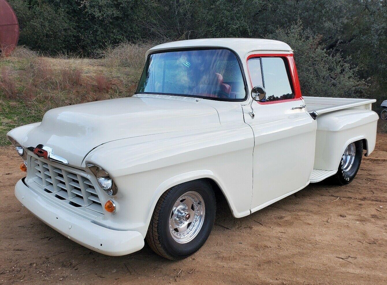 1957 chevrolet 3100 stepside shortbed 454 engine rwd automatic