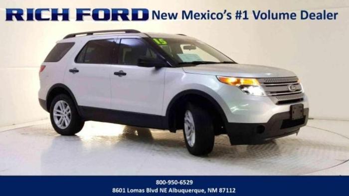 2015 ford explorer base base 4dr suv for sale in albuquerque, new mexico