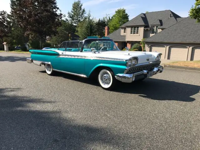 1959 ford fairlane galaxy 500 sunliner convertible