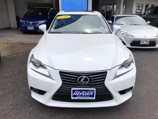 2016 lexus is 200t base 4dr sedan for sale in hilo, hawaii