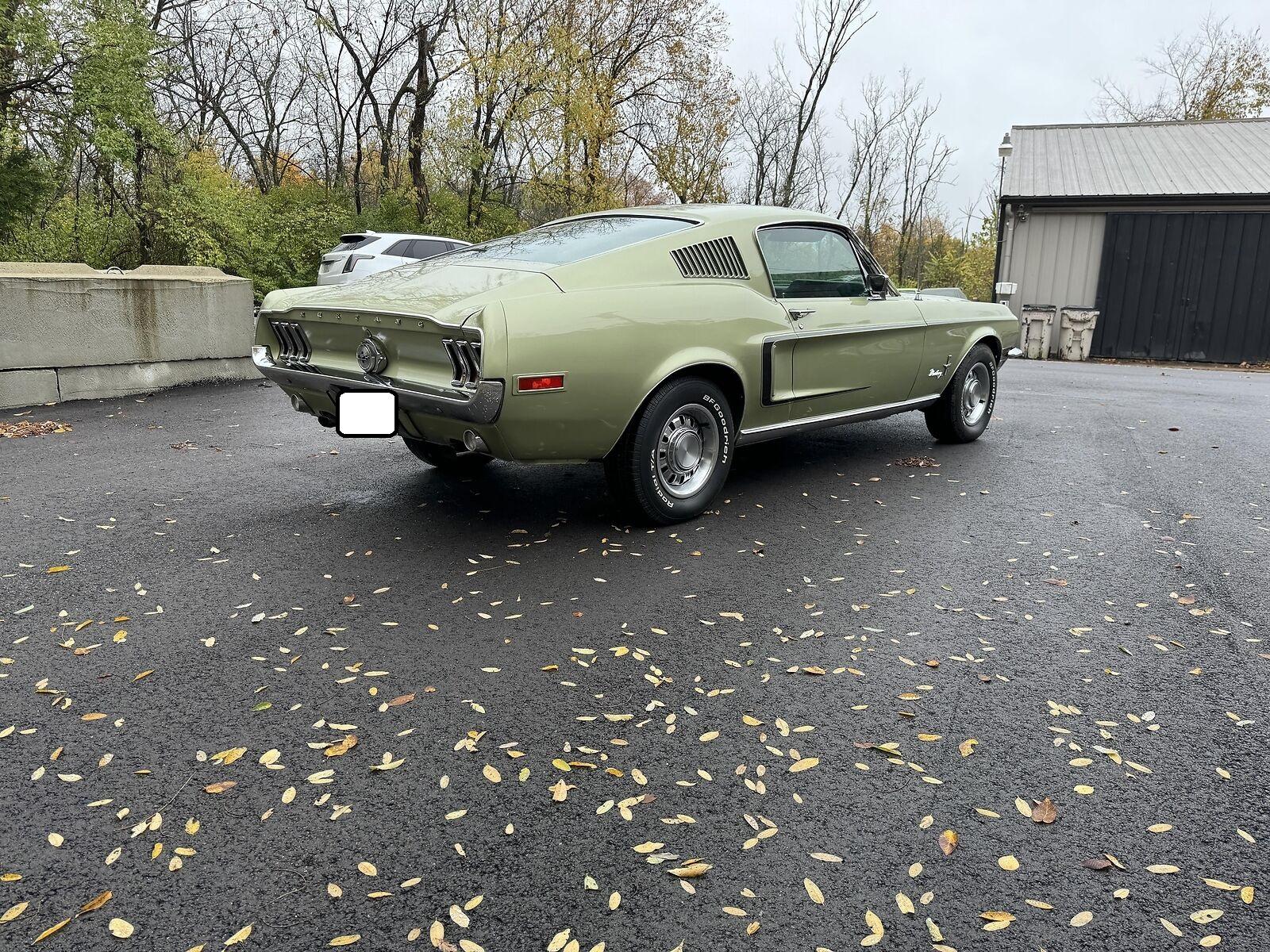 1968 ford mustang fastback 289 auto ps pdb ac deluxe interior consoles