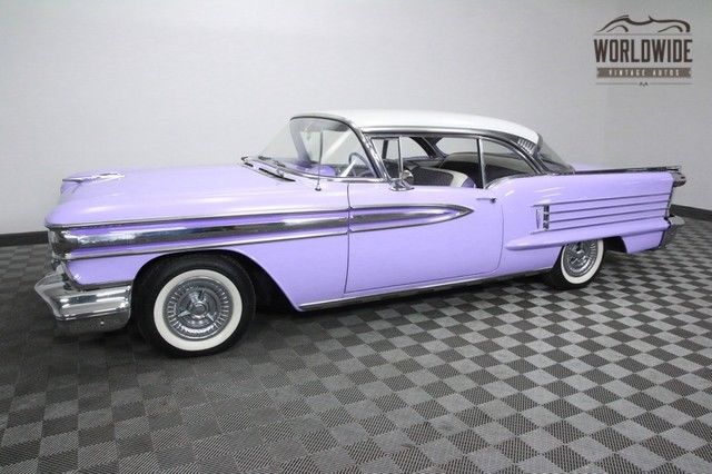 1958 oldsmobile super 88 rare restored tri power pontiac!
