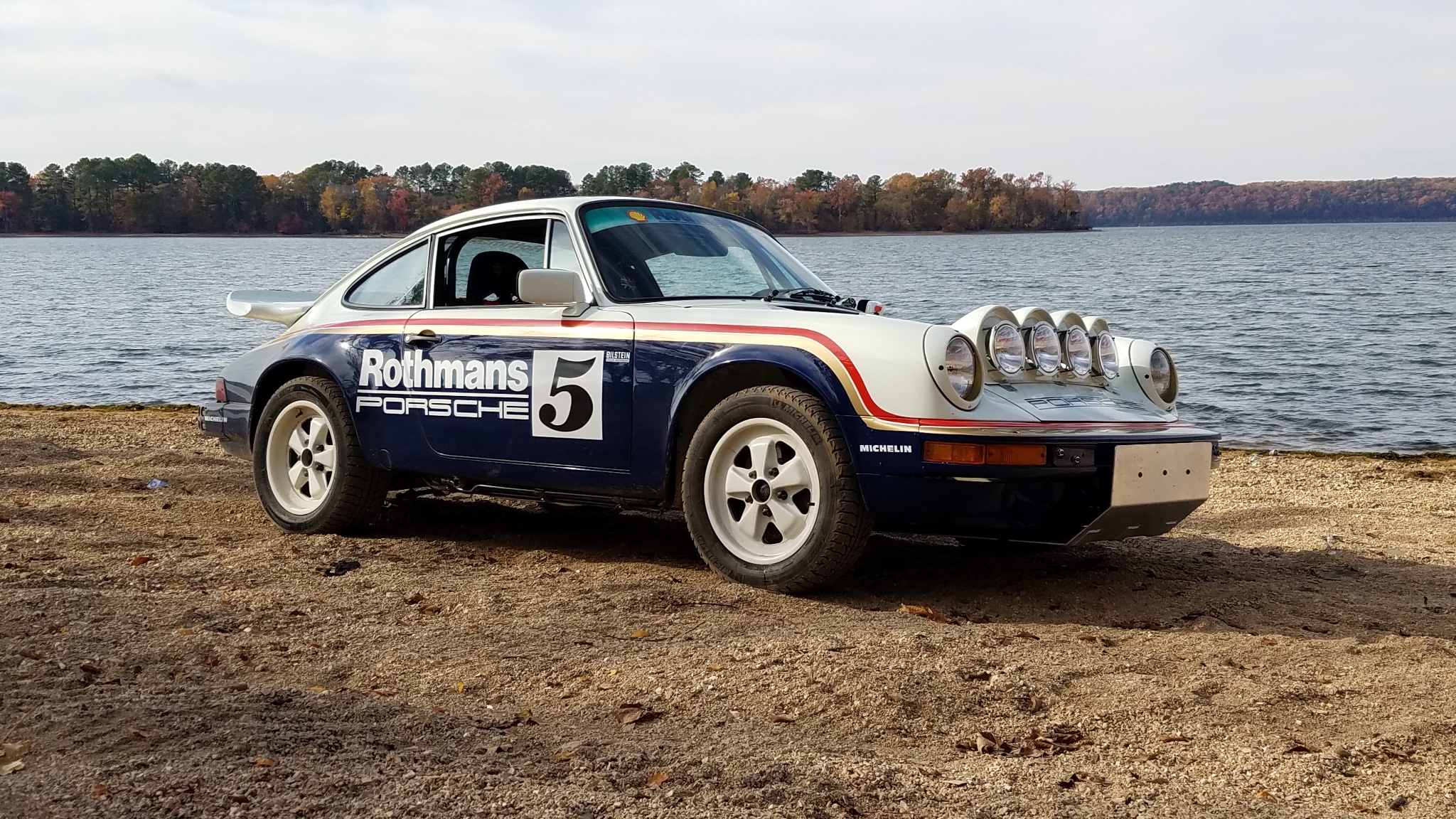 1983 porsche 911sc rothmans safari tribute