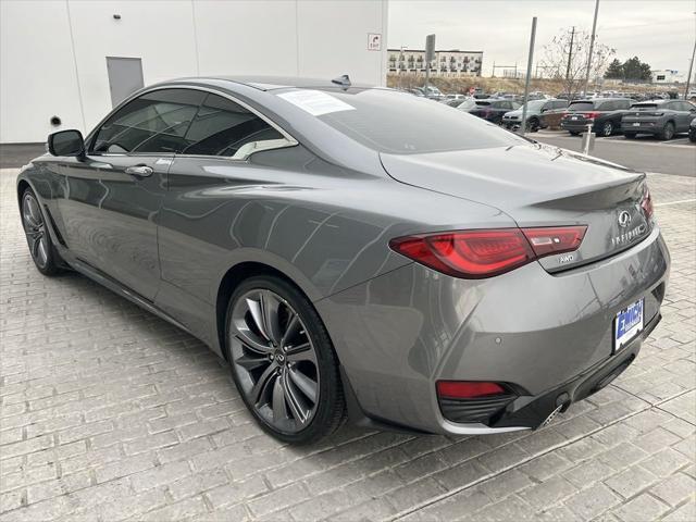 2022 infiniti q60 3.0t red sport 400