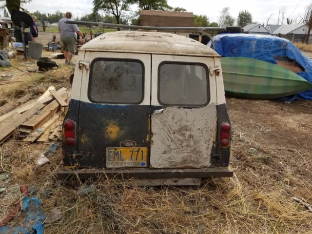 1966 austin mini van project car with extra parts and pieces