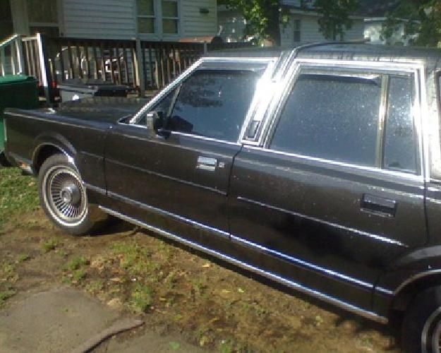 obo 1985 ford lincoln, black. 4-door in williamston, nc