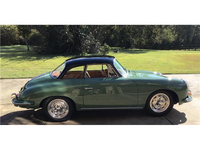 1961 porsche 356 t 6 super 90 auratium green karmann notchback coupe