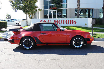 1989 porsche 911 turbo 930 cabriolet collector car rare investment 1,313 miles