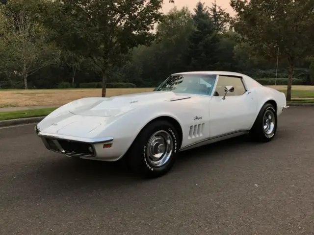 1969 chevrolet corvette coupe 4-spd 427 l36 390hp v8 eng' 37k orig miles 1-owner