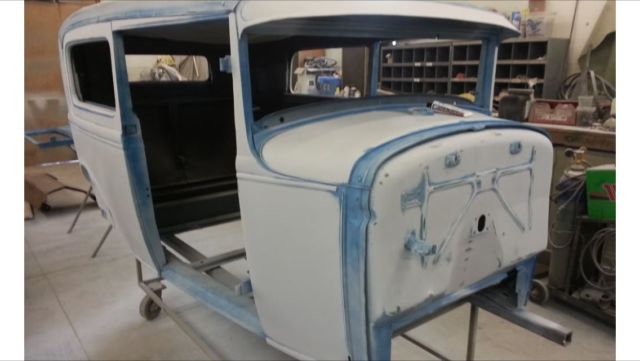 1931 ford model a tudor sedan chopped traditional hot rod