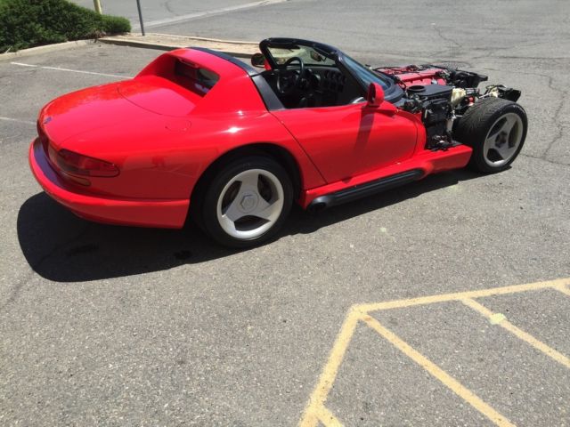 1994 dodge viper rt10 convertible wrecked damage rebuildable salvage rt-10 94