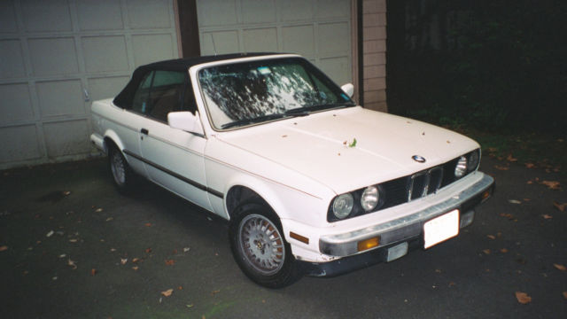 1988 bmw 325ic convertible white