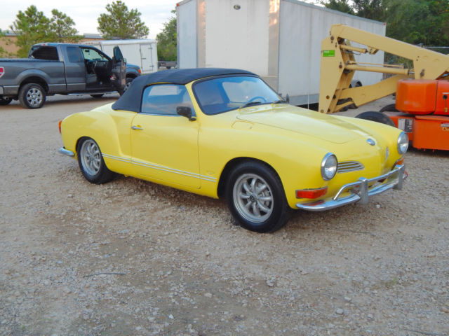 1970 volkswagen karmann ghia convertable must see