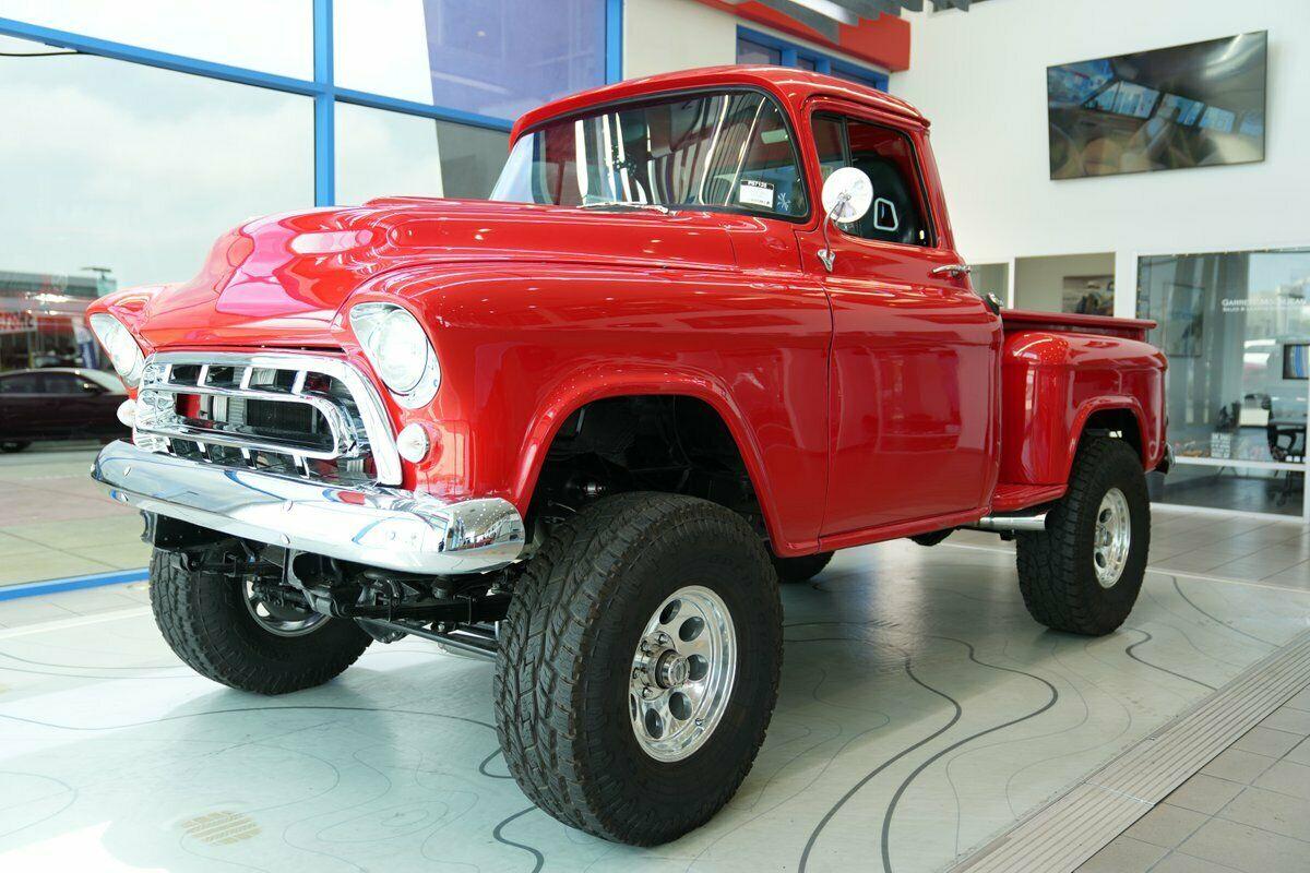 1957 gmc k10 4x4 custom pick up v-8 automatic