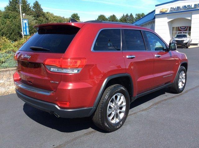 used 2015 jeep grand cherokee 4wd limited mercer, pa 16137 for sale in mercer, pennsylvania
