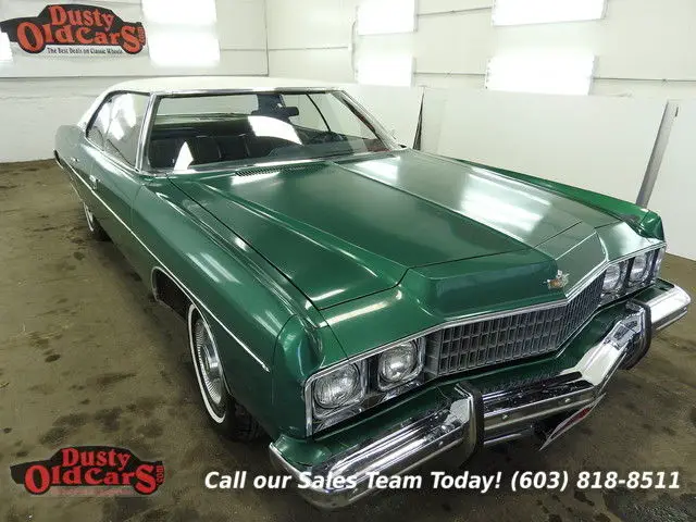 1973 green runs drives body inter good 400v8 3 spd auto!