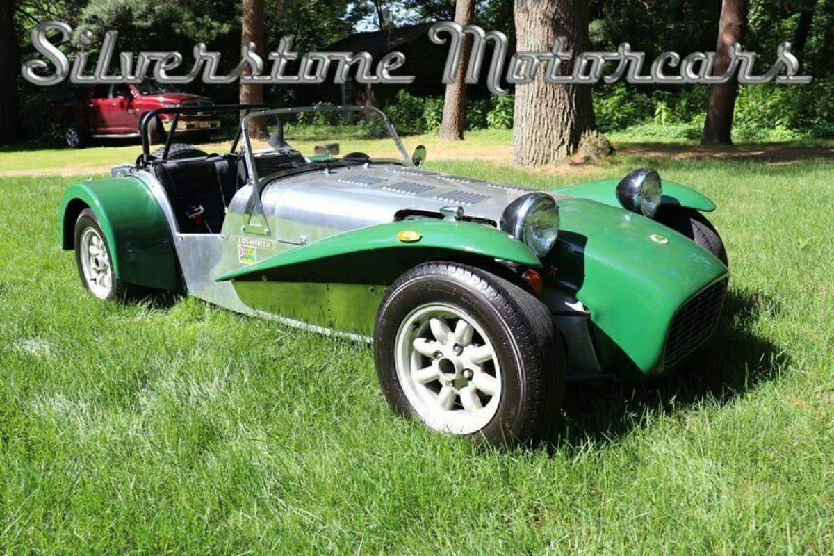 1984 caterham 7 green and polished aluminum autocross 4 speed fast