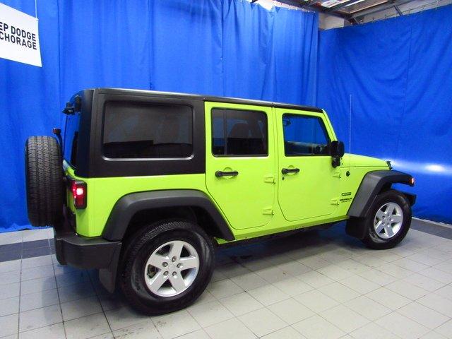 certified 2016 jeep wrangler 4wd unlimited sport anchorage, ak 99515 for sale in anchorage, alaska