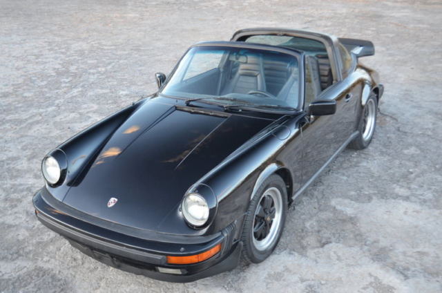 straight solid black black carrera targa