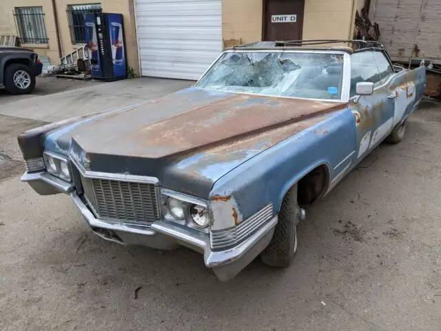 1970 cadillac deville convertible convertible blue rwd automatic convertible
