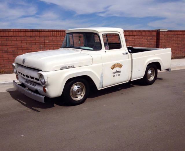 1957 ford f1100 shortbed arizona patina shop truck fleetside