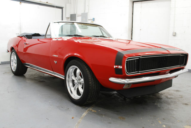 1967 chevrolet rs camaro convertilbe tune port injected auto pwr top pwr disc