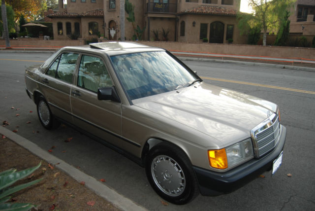 1988 mercedes-benz 190e 2.3 92k smoke silver mint service documents ca car!!!