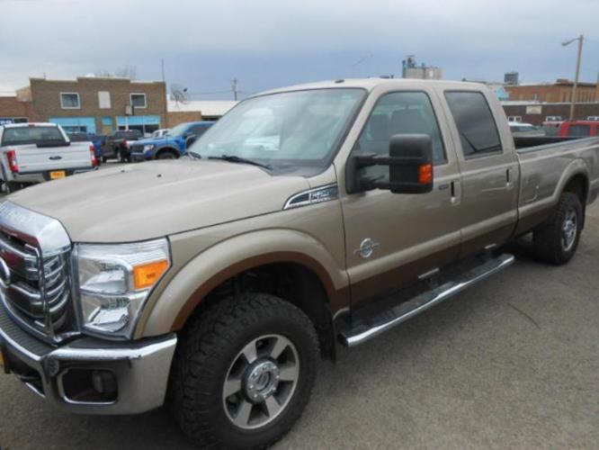 2011 ford f-250 super duty lariat 4x4 lariat 4dr crew cab 8 ft. lb pickup for sale in cut bank, montana