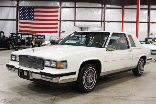 1985 cadillac coupe deville 40377 miles white coupe 4.1l v8 automatic