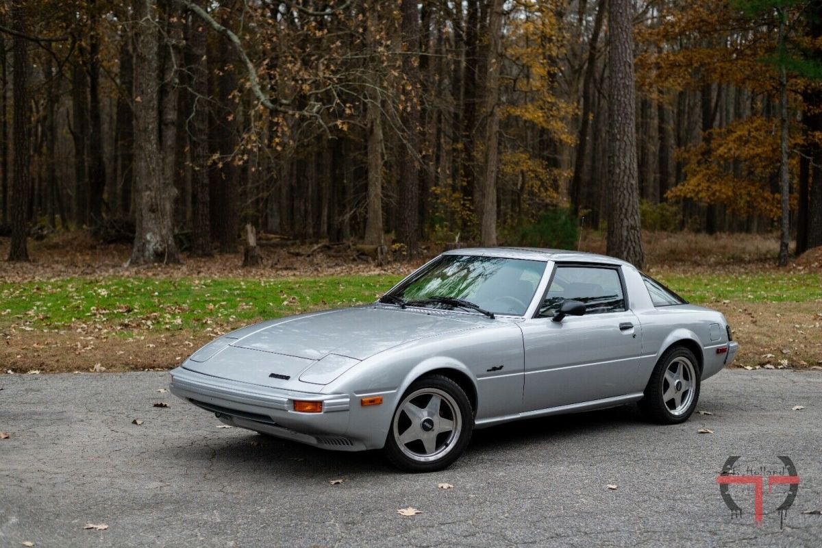 1985 mazda rx-7 sportscar grey 13b